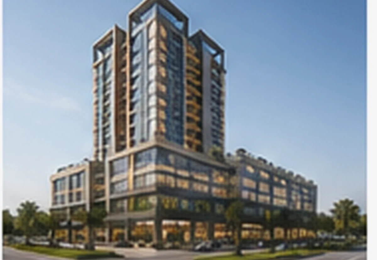 Sialkot Meridian Mixed Use Tower 021 Lobby / Material View