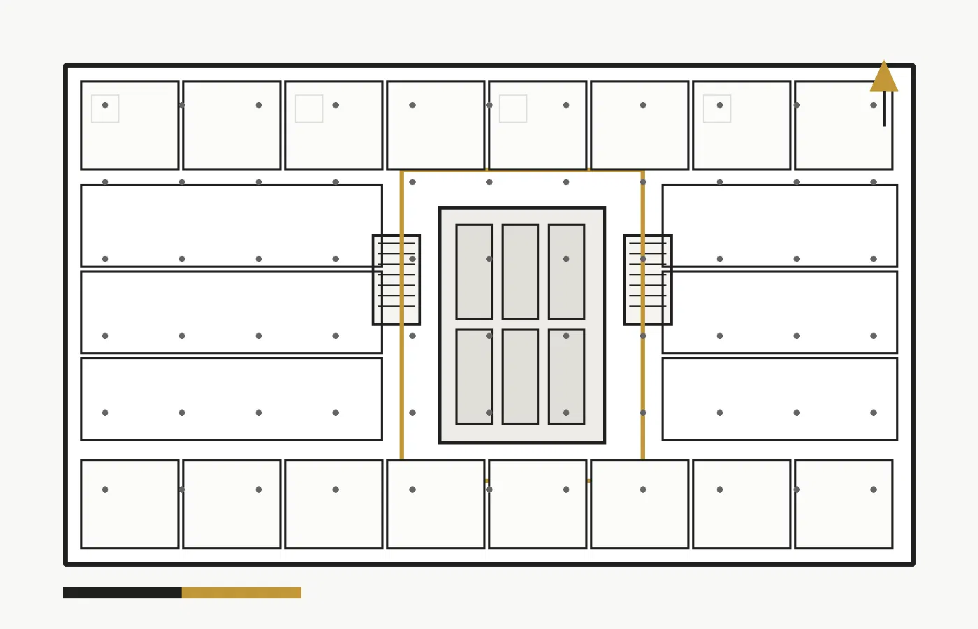 Karachi Central Residences 158 Typical Floor Plan